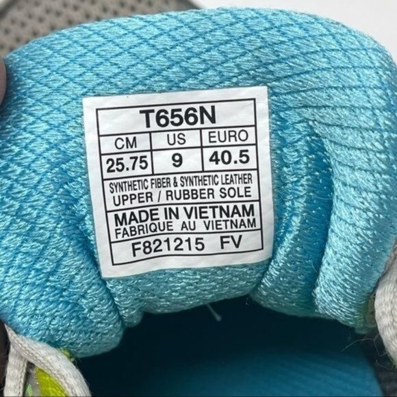 Asics Womens Gt-2000 4 Running Shoes Gray Green T656N Lace Up Mesh size 9 - Picture 12 of 12